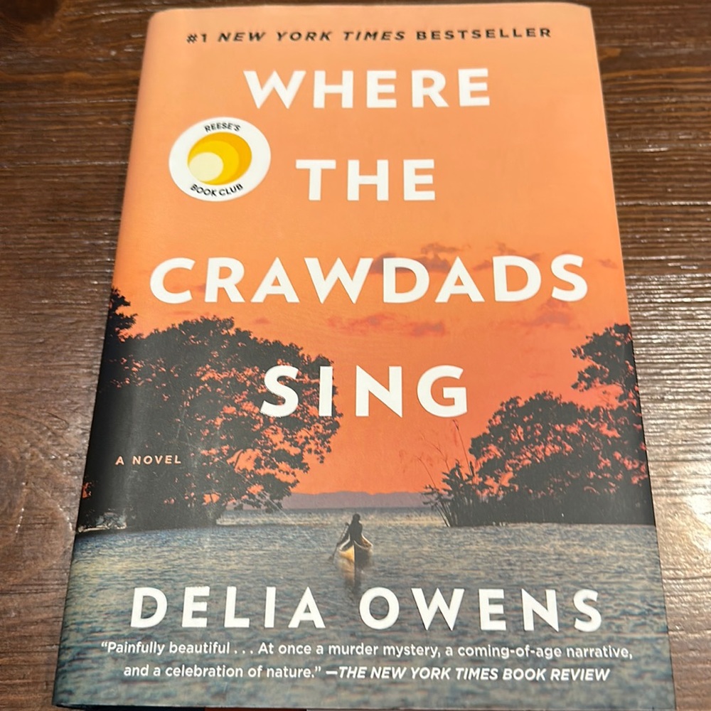 Where the Crawdads Sing by Delia Owens hardback book